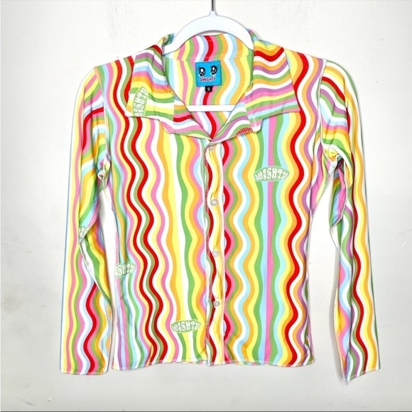 OMighty Rainbow Squiggly Shirt Small - Picture 4 of 13